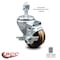 Service Caster 3 Inch High Temp Phenolic Wheel Swivel 12mm Threaded Stem Caster with Brake SCC-TS20S314-PHRHT-TLB-M1215 - alternate 1